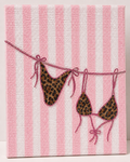 Leopard swim